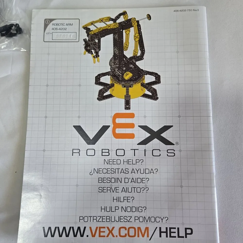 VEX Robotics Robotic Arm by Hexbug STEM Toy Set - Internal Bags Sealed CIB